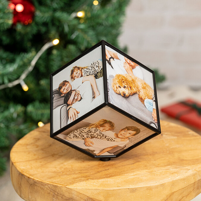 Cubo fotografico girevole