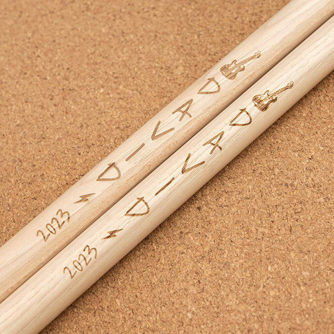 Personalised drumsticks
