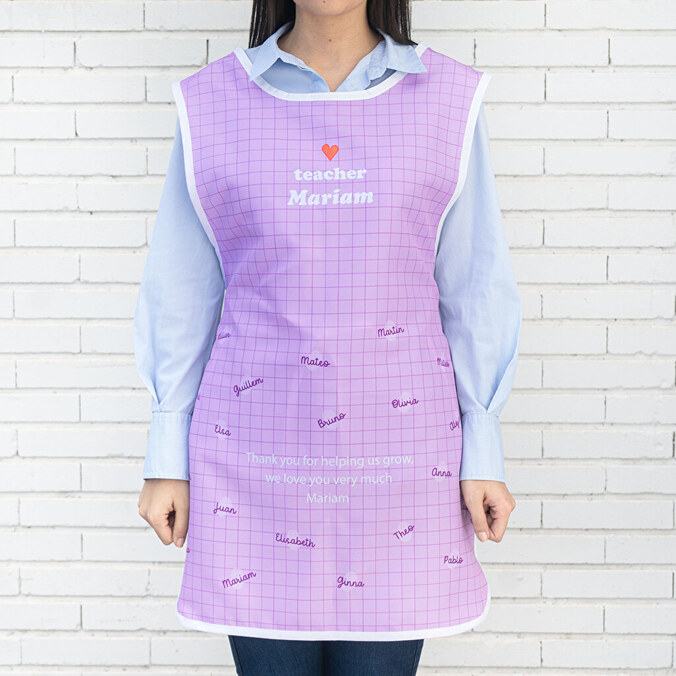 Personalised career apron