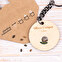 Personalised wooden keyring with seeds