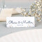 Personalised paper place cards