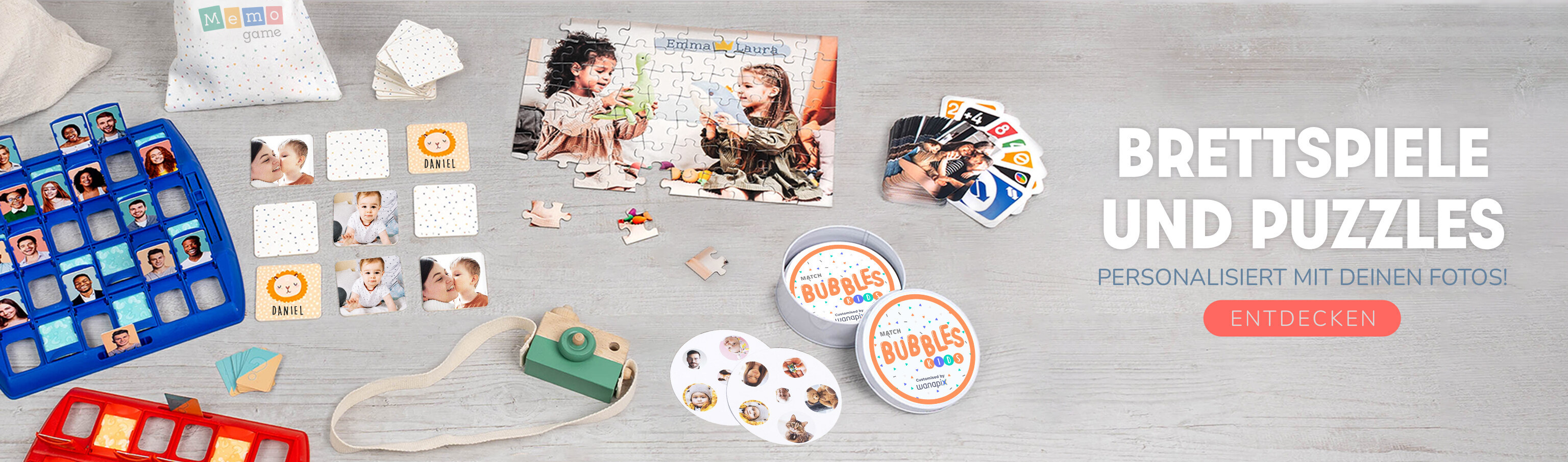 Puzzle und Brettspiele bedrucken