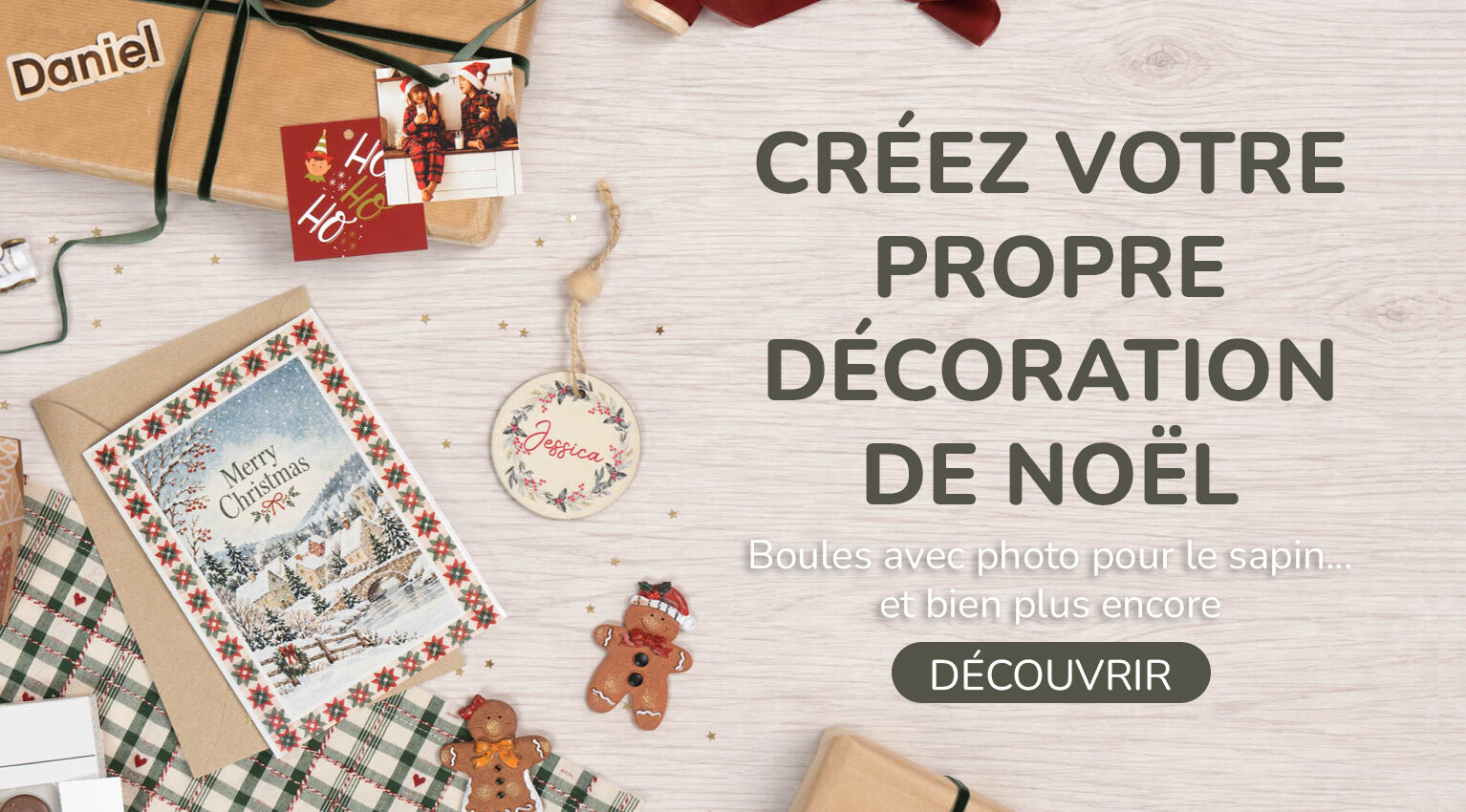 Décoration de Noël personnalisée
