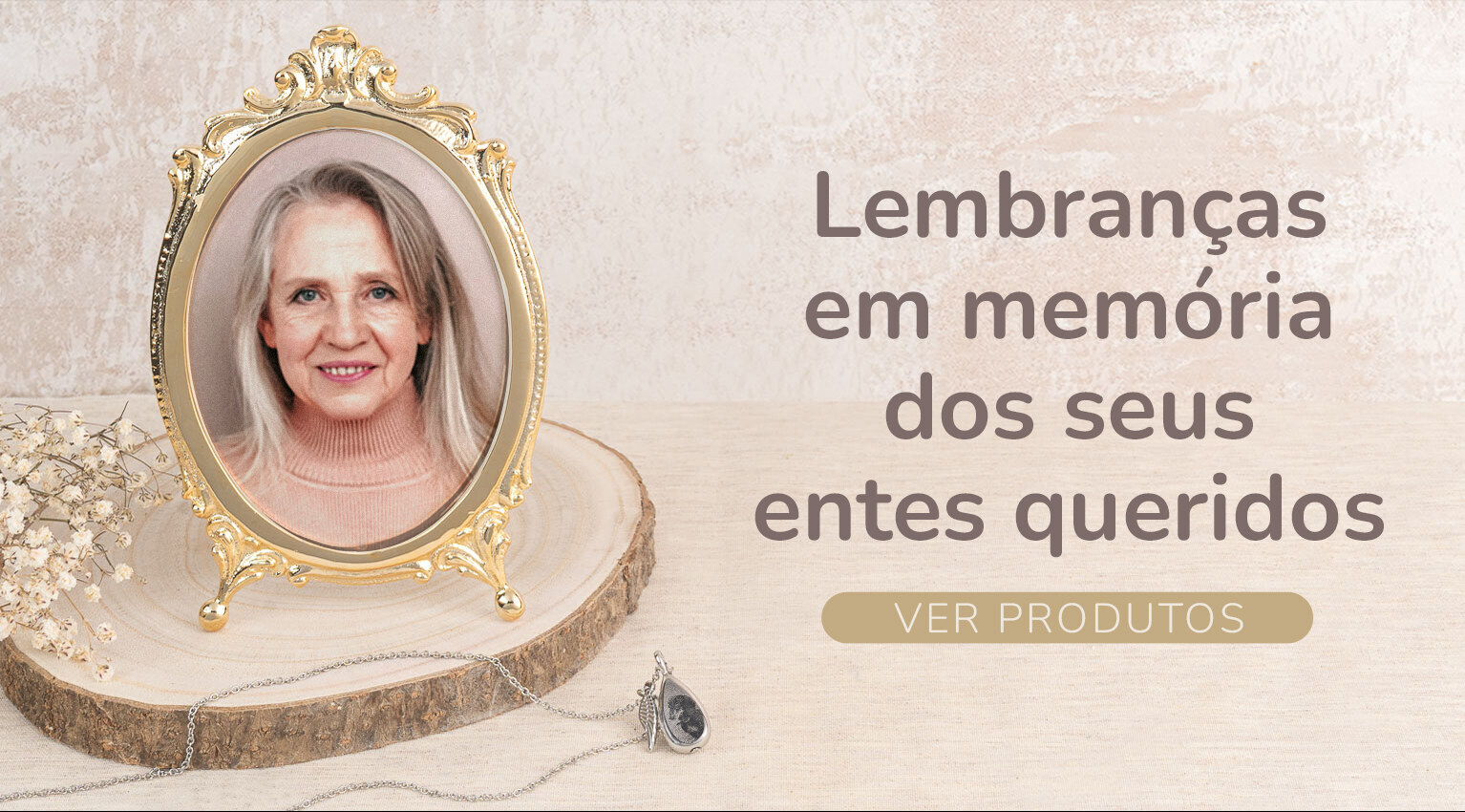 Lembranças personalizadas em memória de seres queridos