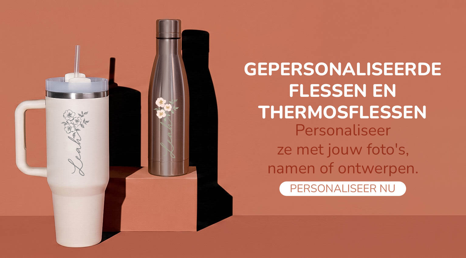 Gepersonaliseerde drinkfles bedrukken