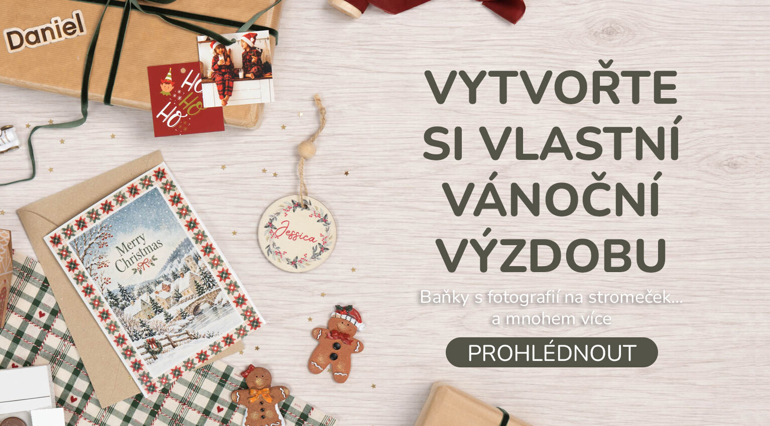 Personalizovaná vánoční výzdoba