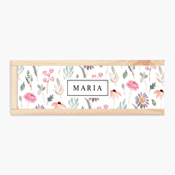 Watercolor flowers pattern