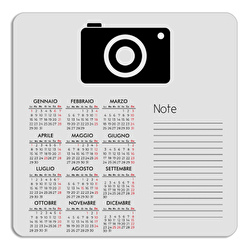 Calendario notes magnetico 2024 personalizzato - calendario