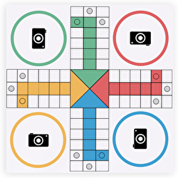 Parchis circles - 4 players