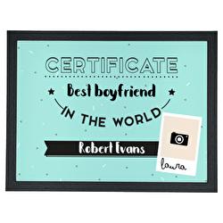 Certificate - Best world's boy/girlfriend