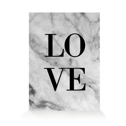 LOVE marble