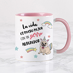 Manta Bebe Personalizada Corazón y Huella de Perro