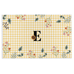 Sunflower vichy initials