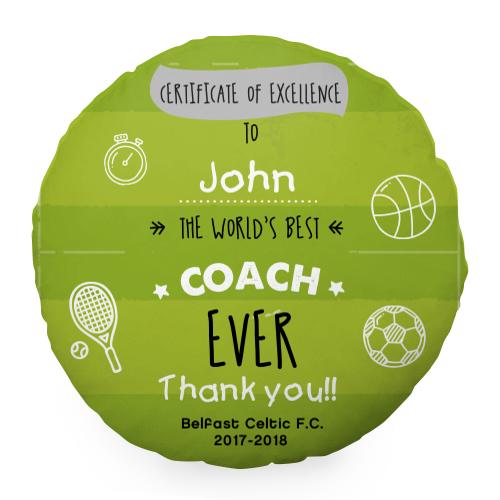 Coach Certificate of excellence
