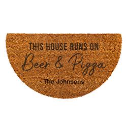 This house runs with beer and pizza