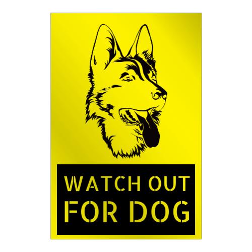 Whatch out for dog(yellow)
