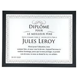 Diplôme pour le meilleur père (élégant)