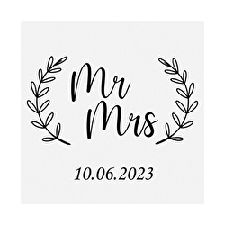 Mr & Mrs (leaves)