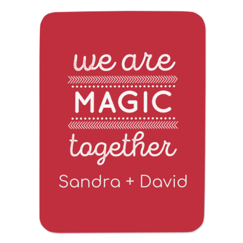 We are magic together