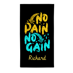 No pain. No gain