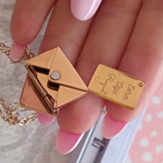 HMOOY Collana con Ciondolo a Forma di Busta,Collana con | FindTheDeal